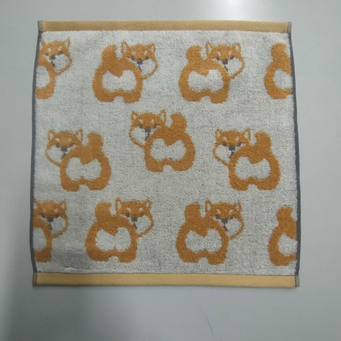 2枚組ハンドタオル（4つのこだわり・柴犬）