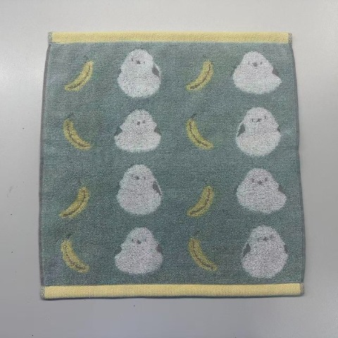 2枚組ハンドタオル（4つのこだわり・小鳥）