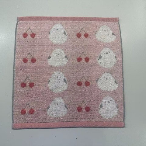 2枚組ハンドタオル（4つのこだわり・小鳥）