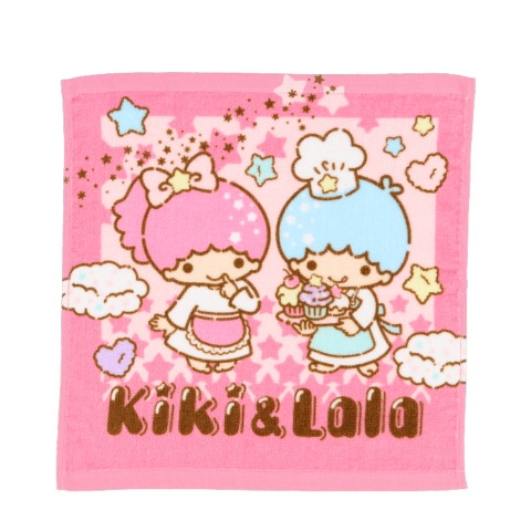 ハンドタオル（同柄2枚組・リトルツインスターズ）