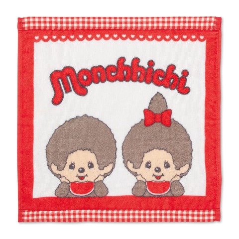 ハンドタオル（同柄2枚組・モンチッチ）