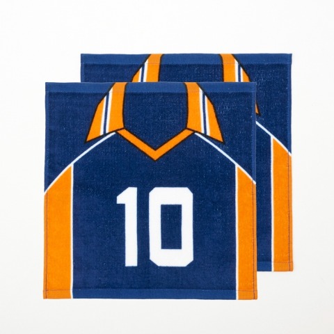 ハンドタオル（同柄2枚組・アニメ「ハイキュー!!」）