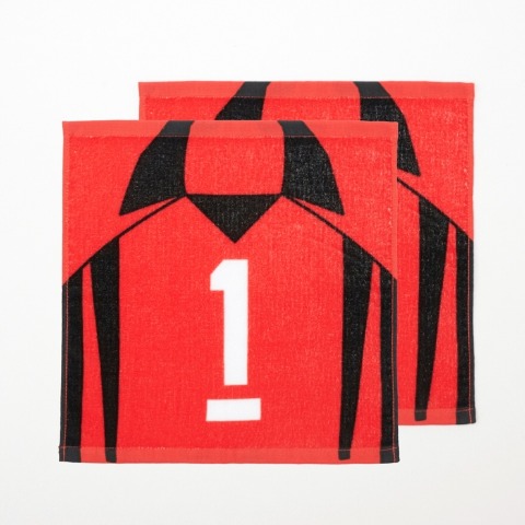 ハンドタオル（同柄2枚組・アニメ「ハイキュー!!」）