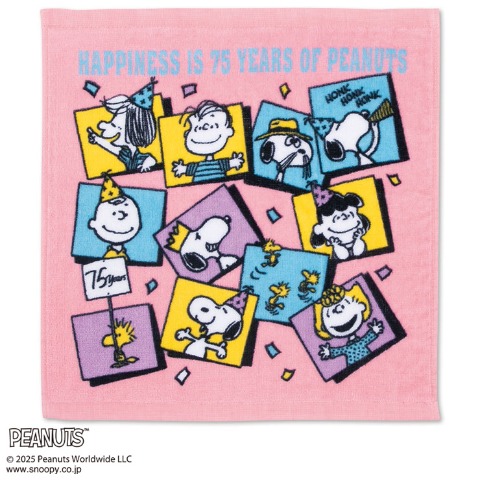 ハンドタオル（2枚組・PEANUTS）