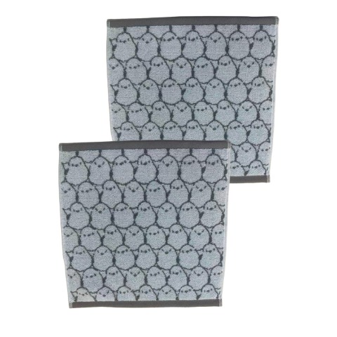 2枚組ハンドタオル（4つのこだわり・小鳥）