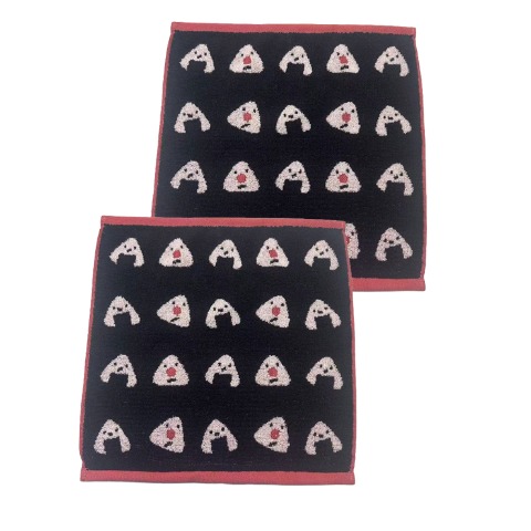 2枚組ハンドタオル（4つのこだわり・おにぎり）