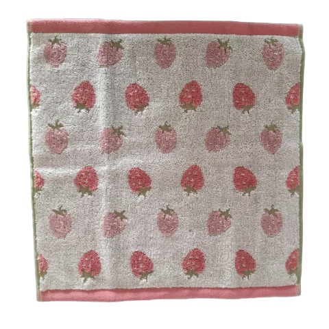 2枚組ハンドタオル（4つのこだわり・いちご）
