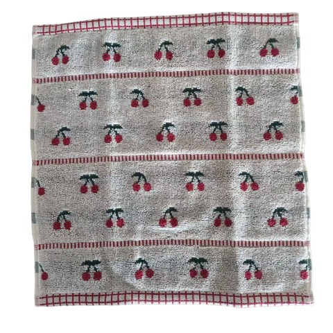 2枚組ハンドタオル（4つのこだわり・さくらんぼ）