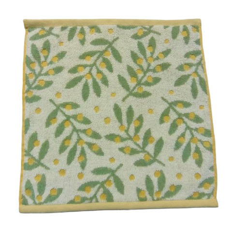 2枚組ハンドタオル（4つのこだわり・ミモザ）