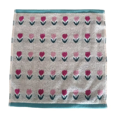 2枚組ハンドタオル（4つのこだわり・チューリップ）