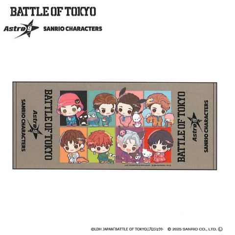 フェイスタオル（BATTLE OF TOKYO astro9×SANRIO CHARACTERS）
