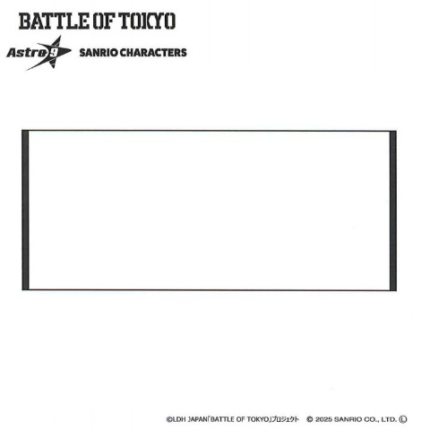 フェイスタオル（BATTLE OF TOKYO astro9×SANRIO CHARACTERS）