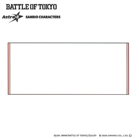 フェイスタオル（BATTLE OF TOKYO astro9×SANRIO CHARACTERS）