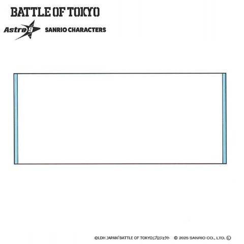 フェイスタオル（BATTLE OF TOKYO astro9×SANRIO CHARACTERS）