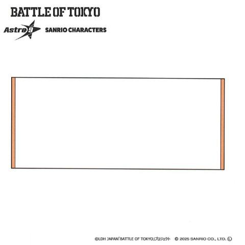 フェイスタオル（BATTLE OF TOKYO astro9×SANRIO CHARACTERS）