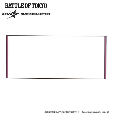フェイスタオル（BATTLE OF TOKYO astro9×SANRIO CHARACTERS）