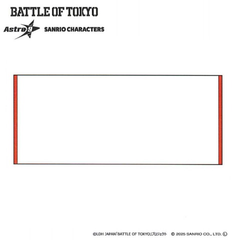 フェイスタオル（BATTLE OF TOKYO astro9×SANRIO CHARACTERS）