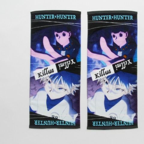 フェイスタオル（同柄２枚組・アニメ『HUNTER×HUNTER』）