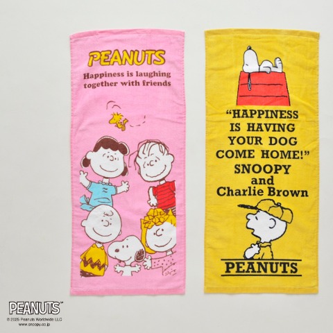 フェイスタオル（2枚組・PEANUTS）