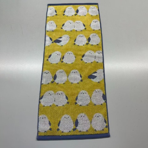 2枚組フェイスタオル（4つのこだわり・小鳥）