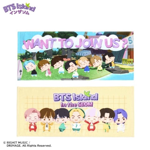 フェイスタオル（2枚組・BTS Island:インザソム）