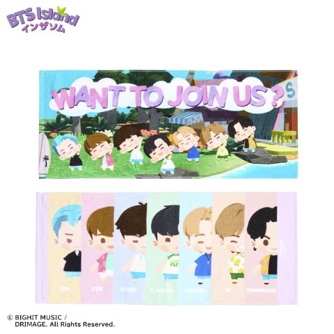 フェイスタオル（2枚組・BTS Island:インザソム）