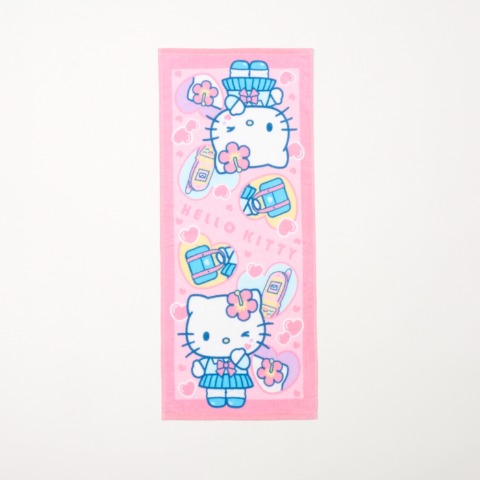 フェイスタオル（同柄2枚組・ハローキティ）