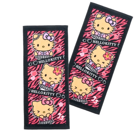 フェイスタオル（同柄2枚組・ハローキティ）