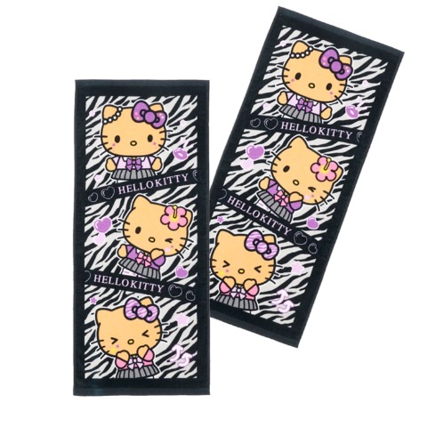 フェイスタオル（同柄2枚組・ハローキティ）