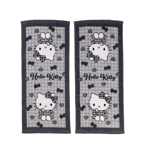フェイスタオル（2枚組・ハローキティ）