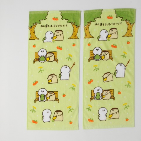 フェイスタオル（同柄2枚組・お文具といっしょ）
