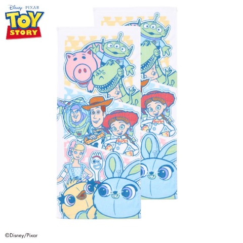 フェイスタオル（同柄2枚組　トイ・ストーリー）