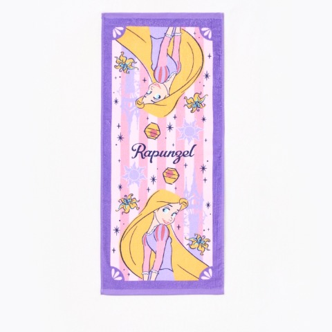 フェイスタオル（同柄2枚組・ラプンツェル）