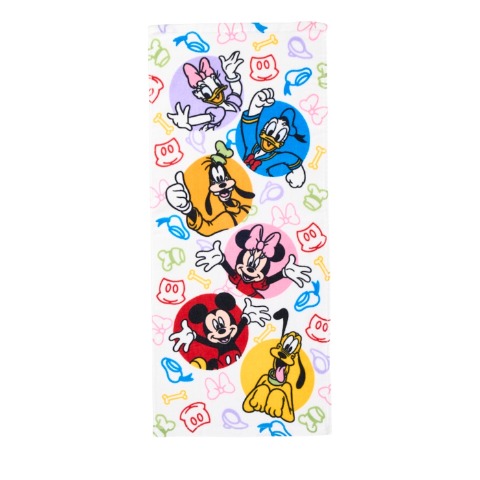 フェイスタオル（5枚組・ミッキー＆フレンズ）