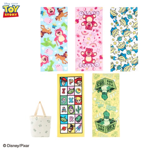 フェイスタオル（5枚組　トイ・ストーリー）