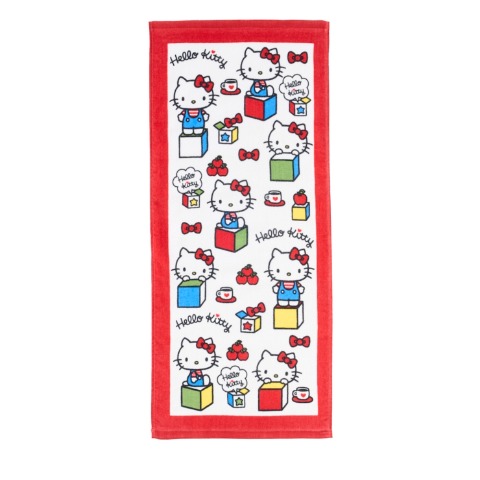 フェイスタオル（5枚組・ハローキティ）