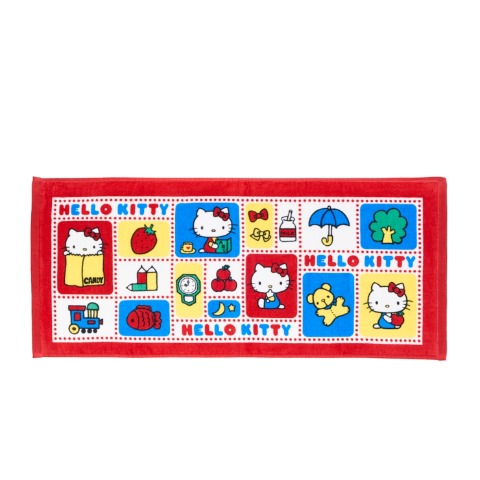 フェイスタオル（5枚組・ハローキティ）