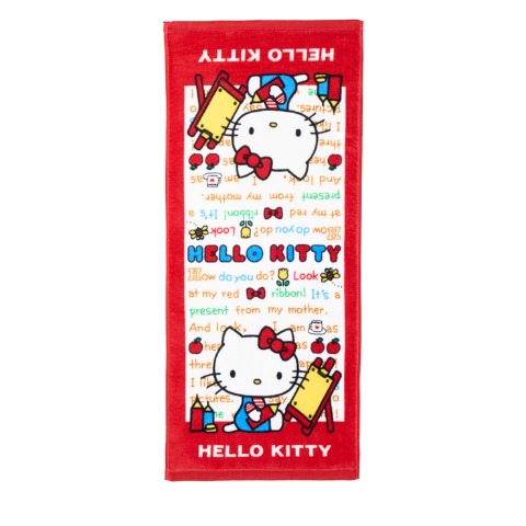 フェイスタオル（5枚組・ハローキティ）
