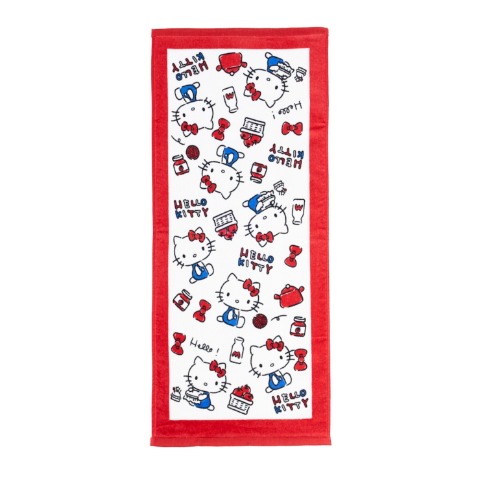 フェイスタオル（5枚組・ハローキティ）