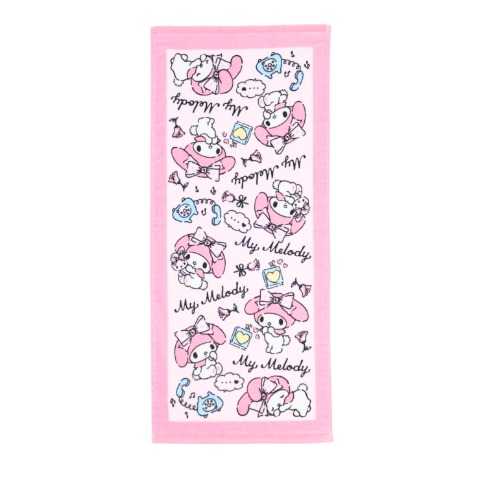 フェイスタオル（5枚組・マイメロディ）