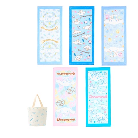 フェイスタオル（5枚組・シナモロール）