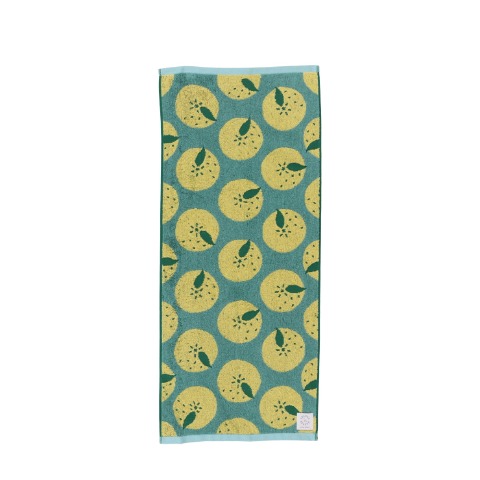 2枚組フェイスタオル（SEASON REASON) 八朔柄