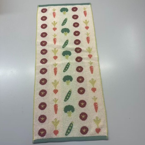 2枚組フェイスタオル（4つのこだわり・野菜）