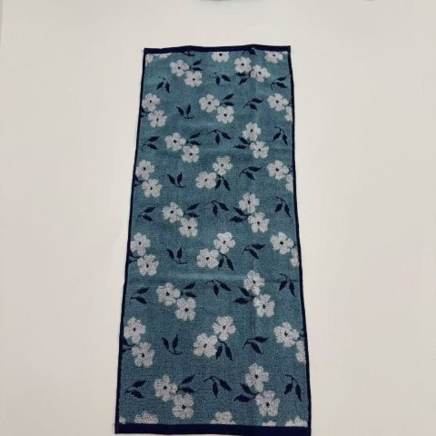 2枚組フェイスタオル（4つのこだわり・花柄）