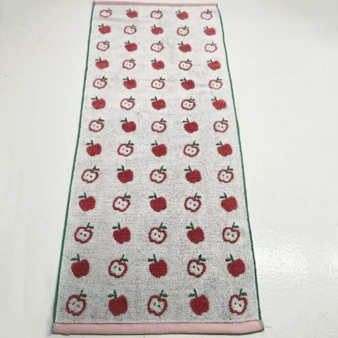 2枚組フェイスタオル（4つのこだわり・りんご）