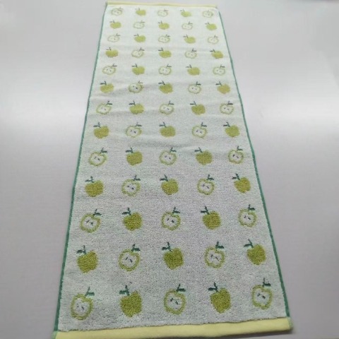 2枚組フェイスタオル（4つのこだわり・りんご）