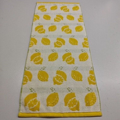 2枚組フェイスタオル（4つのこだわり・レモン）