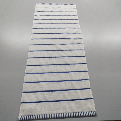 2枚組フェイスタオル（4つのこだわり・ボーダー）