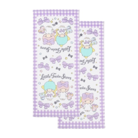 フェイスタオル（同柄2枚組・リトルツインスターズ）