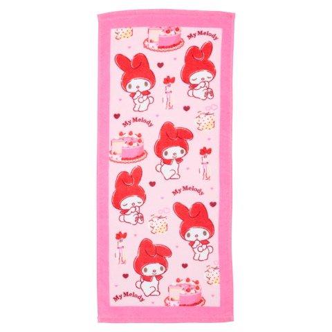 フェイスタオル（同柄2枚組・マイメロディ）